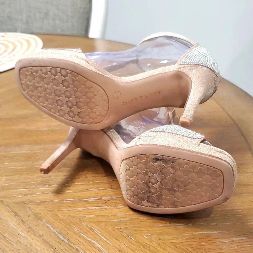 Kelly & Katie Conradd Platform Rhinestone Sandal, Size 6.5